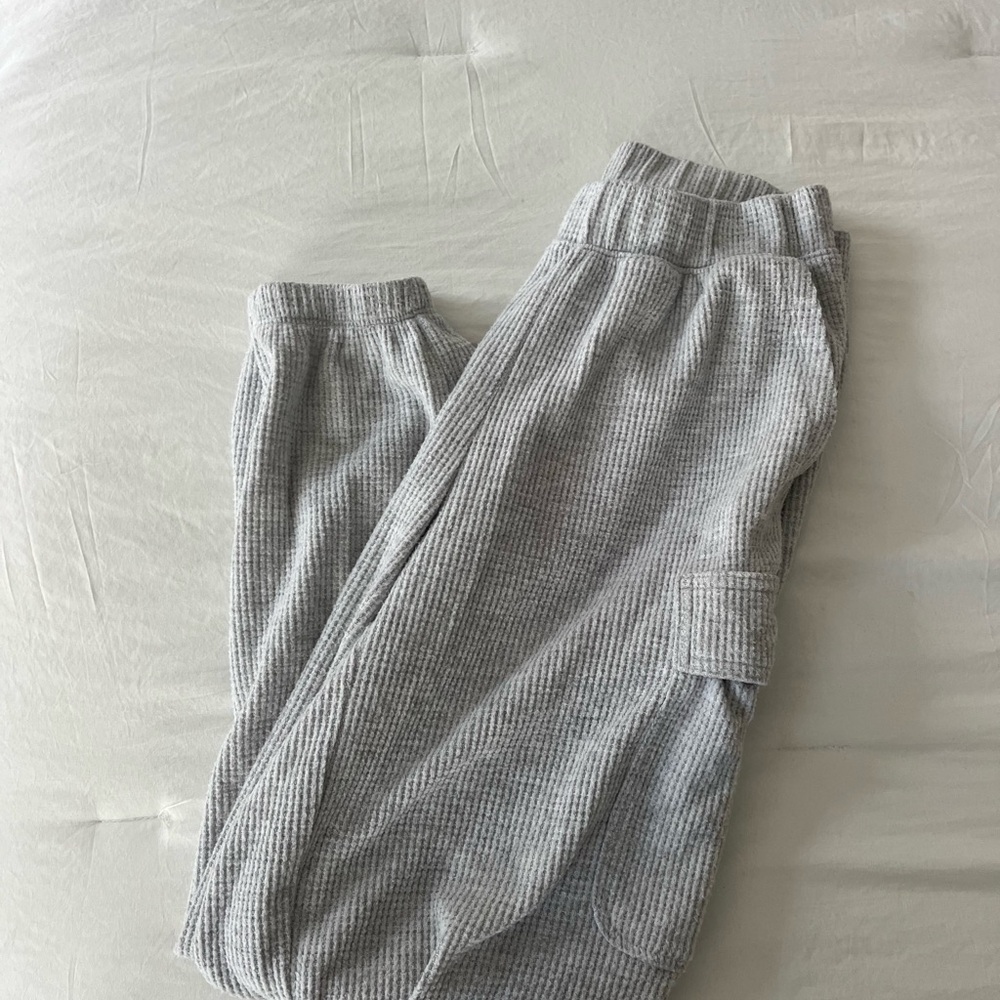 Aerie Gray Textured Top